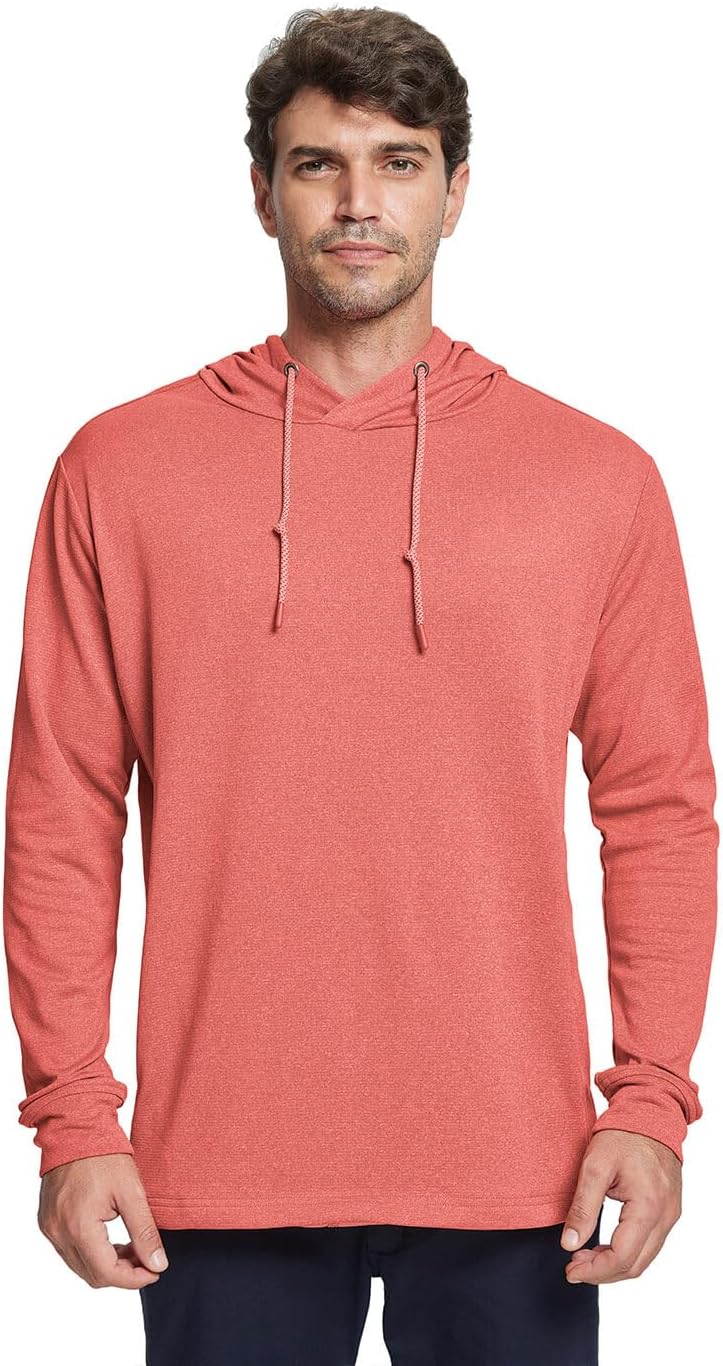 Hoodies for Men Golf Hooded Sweatshirts Dry Fit Athletic Lightweight Casual Midlayer Mens Hoodies Pullover - Image 2