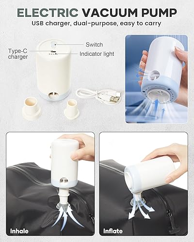 Vista 330 de VECAVE Mochila de viaje para laptop, mochila aprobada para vuelos,Mochila deportiva para universidad casual, E-peacockblue, Mochila para laptop