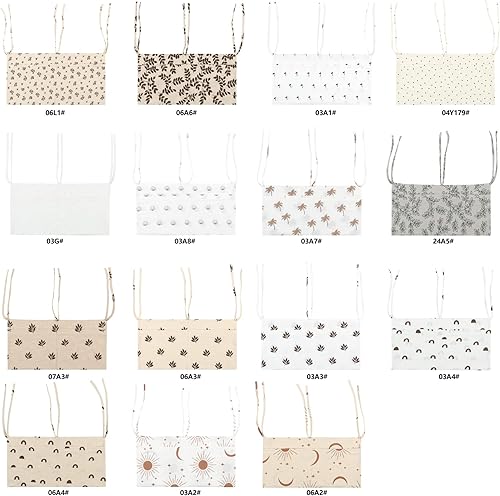 Miniatura 2 de LANGYI Bolsa colgante de cabecera para cuna de bebé, bolsa organizadora de cuna, bolsa de pañales para dormitorio, bolsa organizadora de literas,