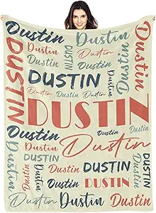 Personalized Blankets for Kids with Names Customized Blankets with Name for Adult Custom Blanket Gift for Birthday Christmas Valentines Day Gift