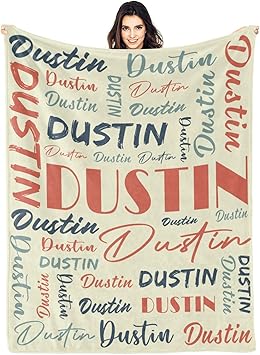 Personalized Blankets for Kids with Names Customized Blankets with Name for Adult Custom Blanket Gift for Birthday Christmas Valentines Day Gift