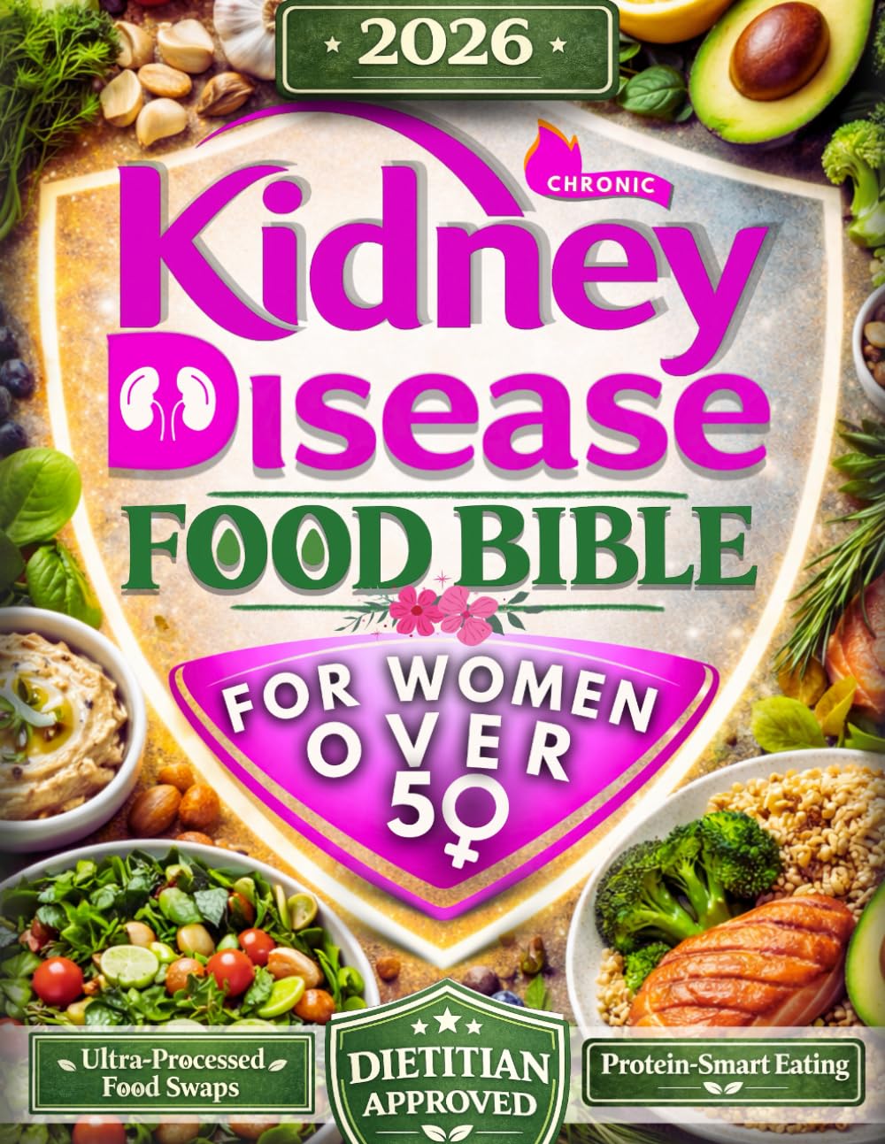 Chronic Kidney Disease Food Bible for Women Over 50: An Evidence-Based CKD Stages 2–4 Roadmap to Protect Kidneys, Blood Pressure and Blood Sugar with Ultra-Processed Food Swaps & Protein-Smart Eating