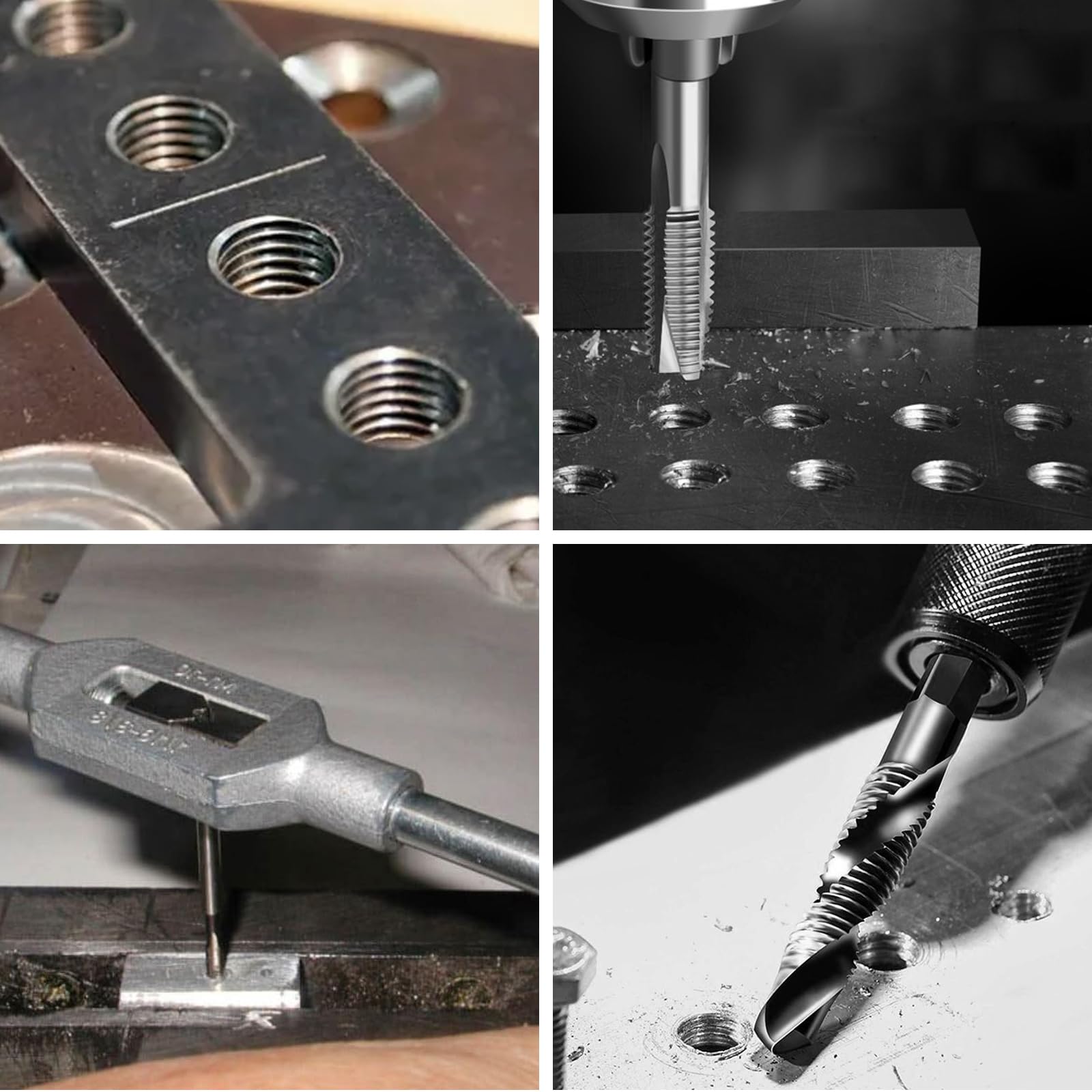 HSS Spiralbohrer: 25 Stücke Präzision 25 Stück Bohrerset, Selbstzentrierend Metallbearbeitung Werkzeug, für Metallbearbeitung (1-13mm, Weiß)