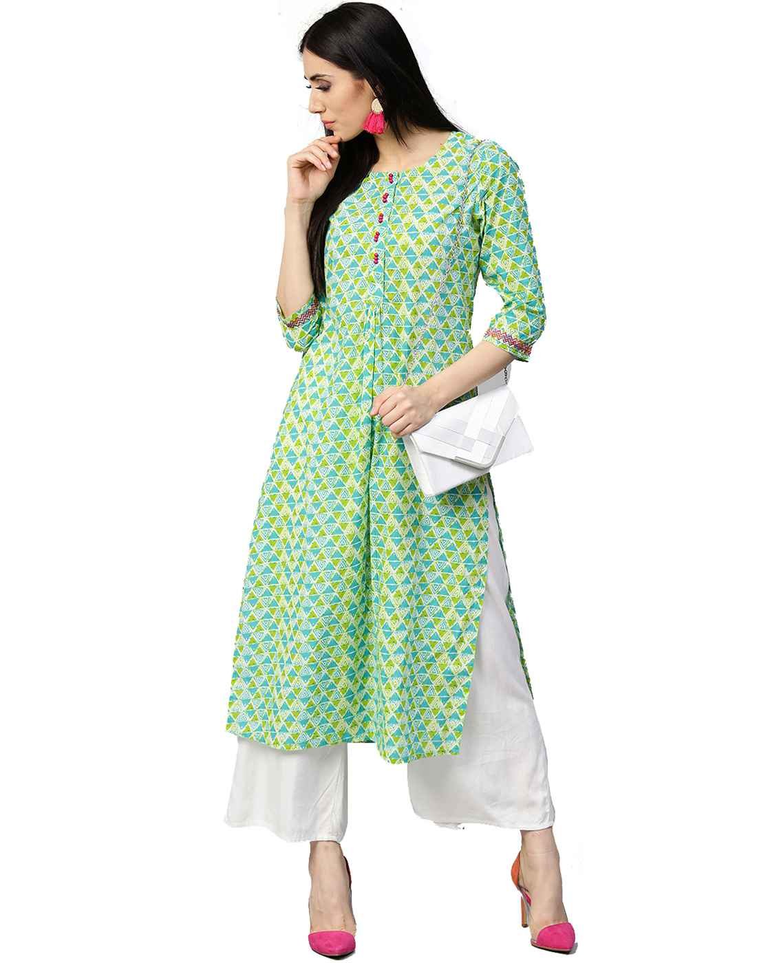 Jaipur KurtiWomen's Cotton Straight Kurta