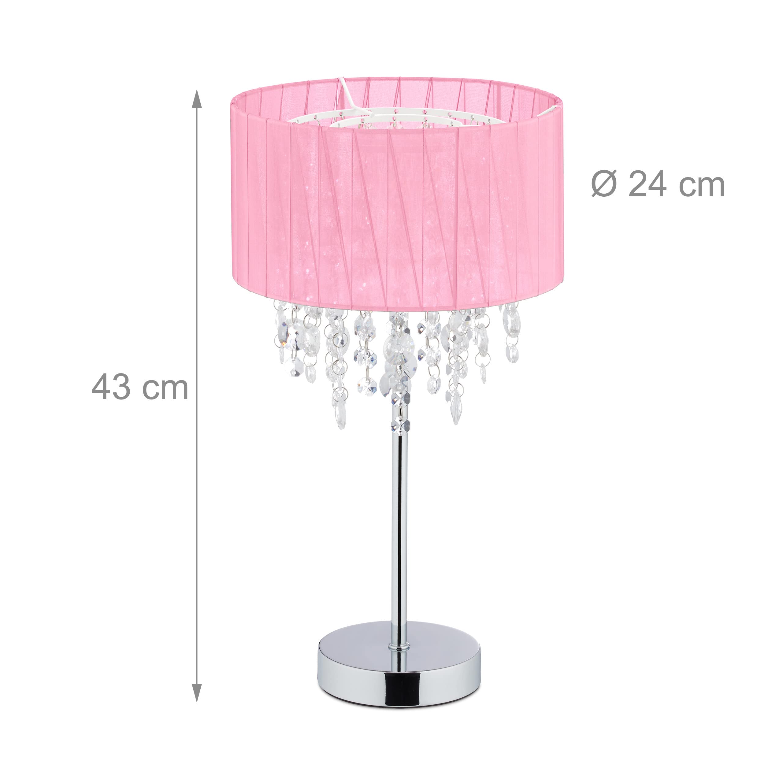 Lampada Luce Da Comodino Per Cameretta Bambina Pig Rosa Led 4000k - 8E40