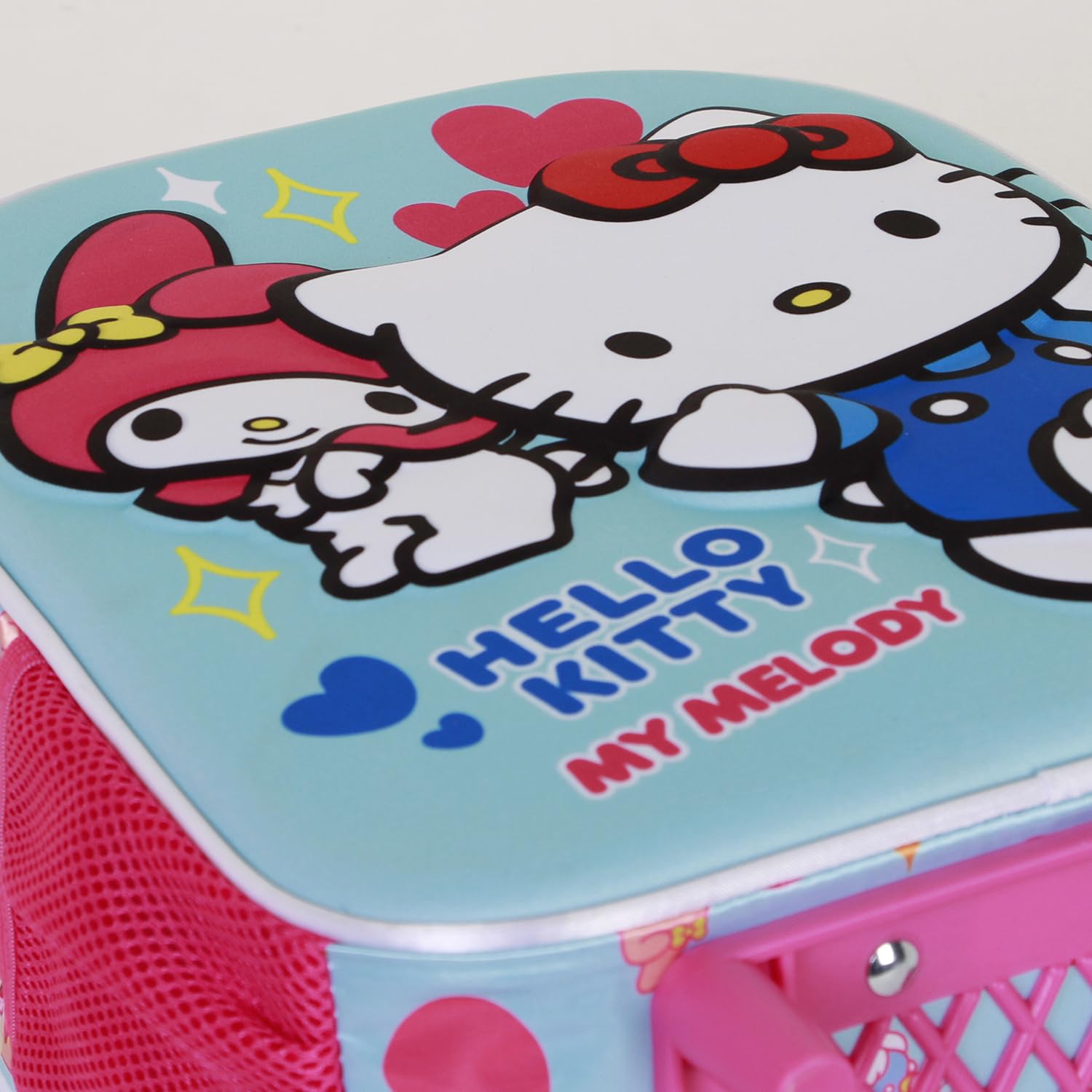 Karactermania Small 3d Backpack With Wheels Sanrio Zaino Piccolo 3D con Ruote Sanrio Unisex - Bambini e ragazzi (Pacco da 1)