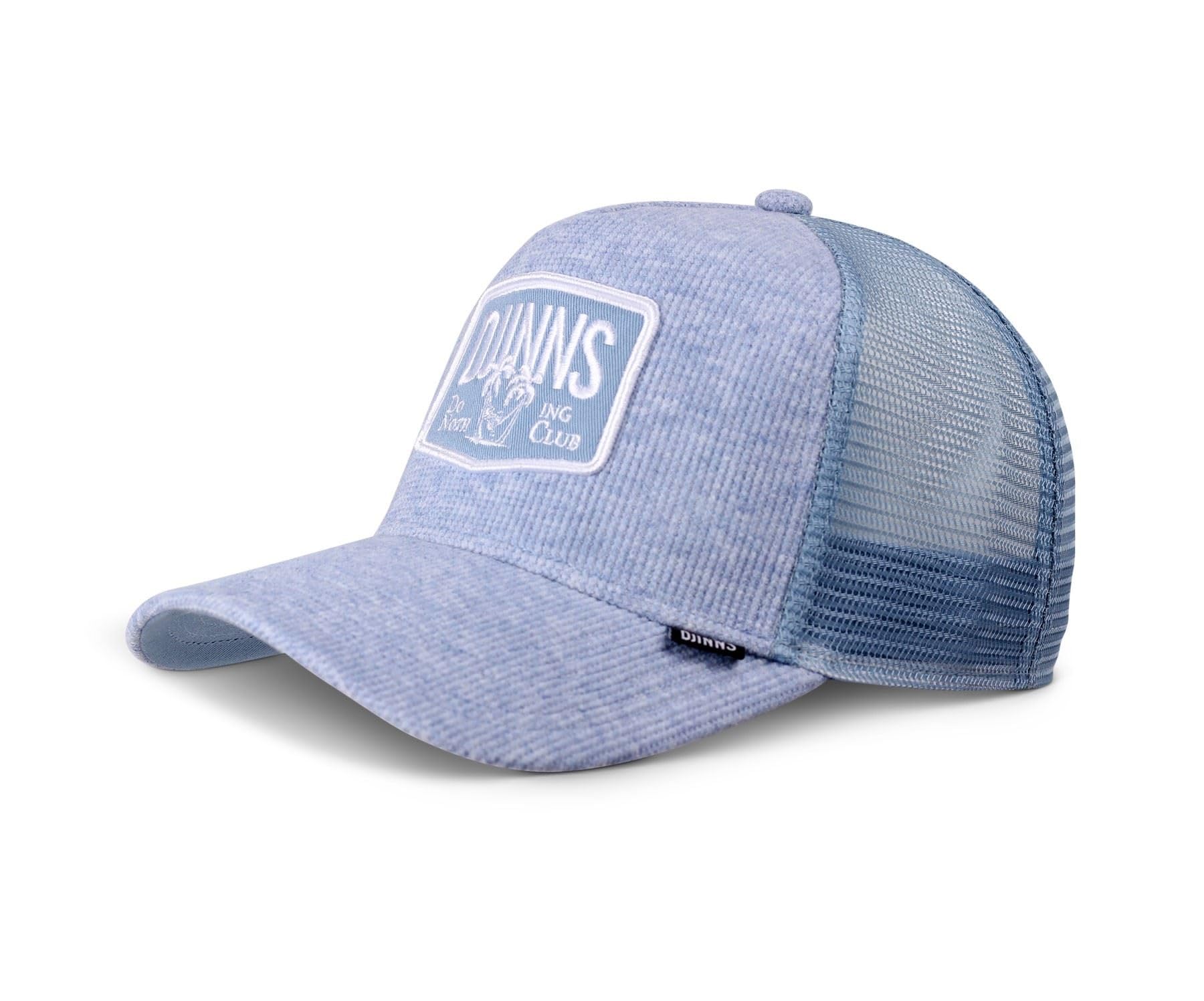 Djinns DNC Wafflemelange Blue Adjustable HFT Trucker Cap