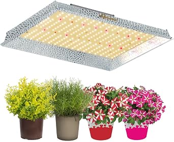 100Watt LED Plant Grow Lamp,Including UV IR Diodes,Sunlike Full Spectrum Growing Light for Hydroponic Indoor Seeding Veg Bloom Commercial Grow Greenhouse 4x2 4x4 Plant Tent,Power Dimmable