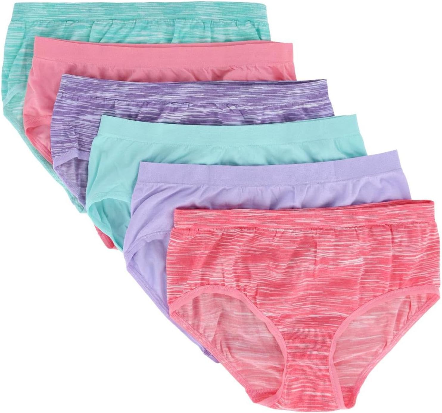 Fruit of the Loom Girls’ Seamless Underwear Multipack