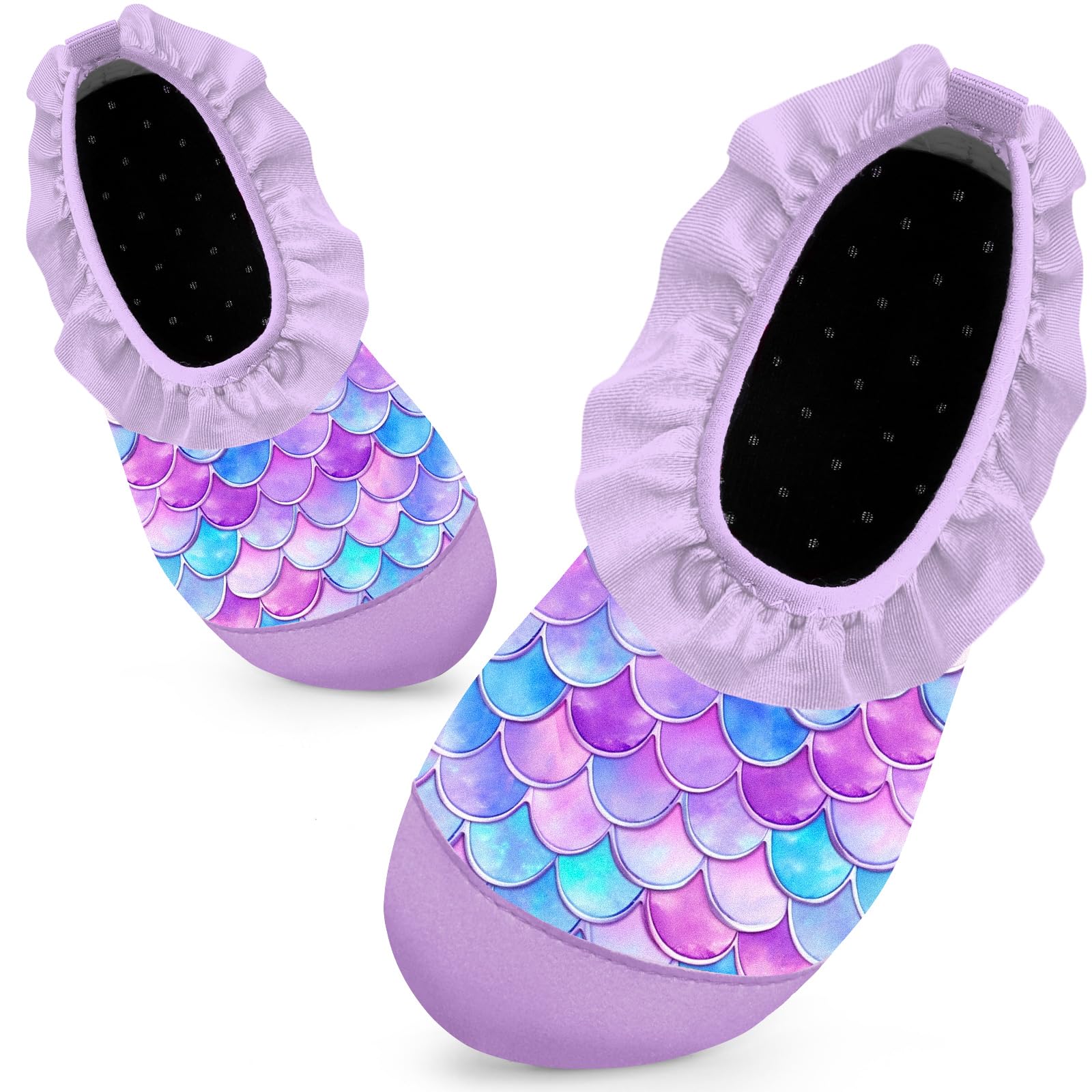 WateLves Kinder Badeschuhe Schwimmschuhe Wasserschuhe Jungen Mädchen Baby Strandschuhe Aquaschuhe Schnell Trocknend für Beach Pool