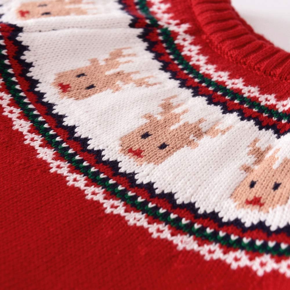 Baby Toddler Boys Girls Sweater Knit Christmas Sweatshirt Little Kids Pullover Cotton Winter Warm Tops Coat Clothes - Image 3