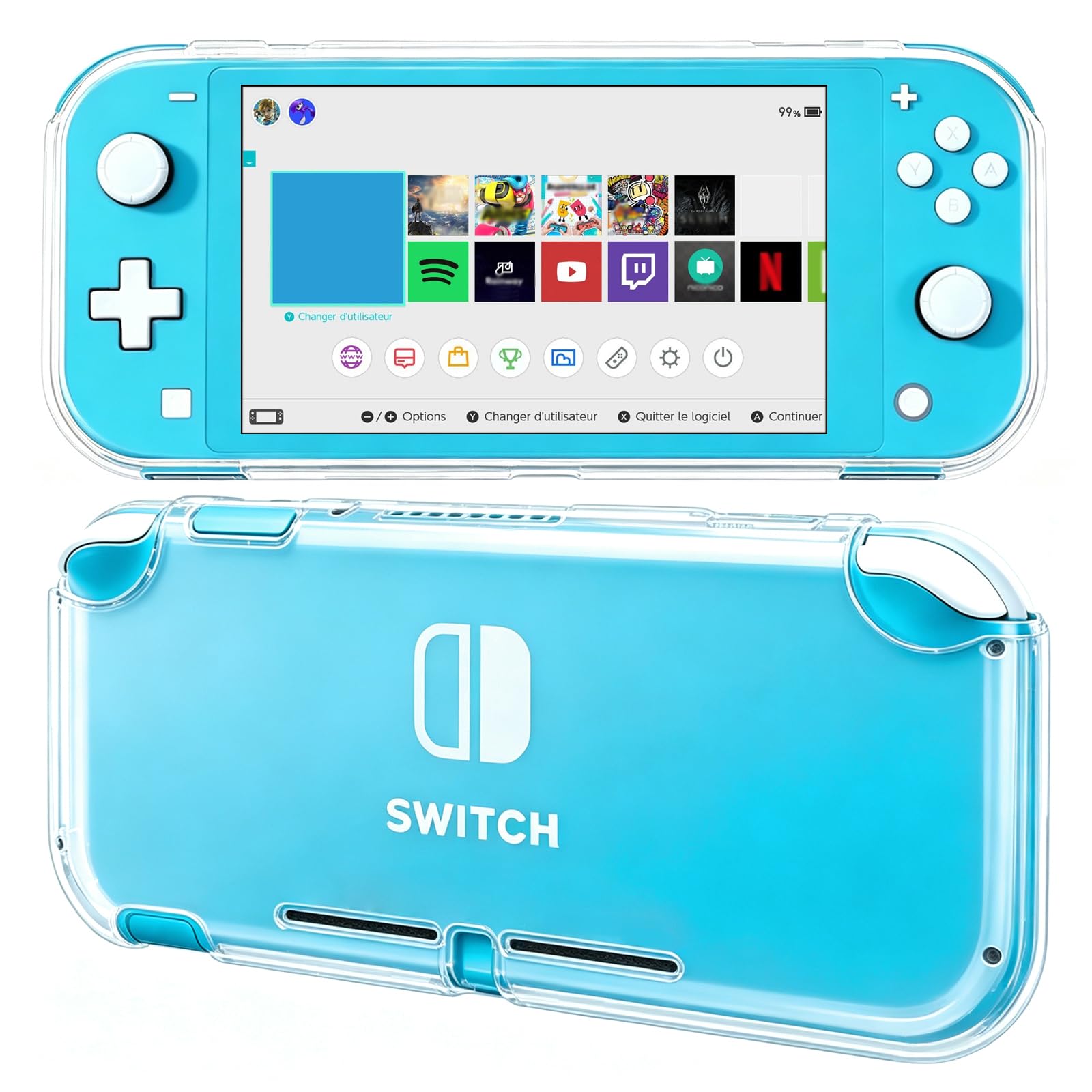 Amazon.com: Protective Case for Nintendo Switch Lite, Portable