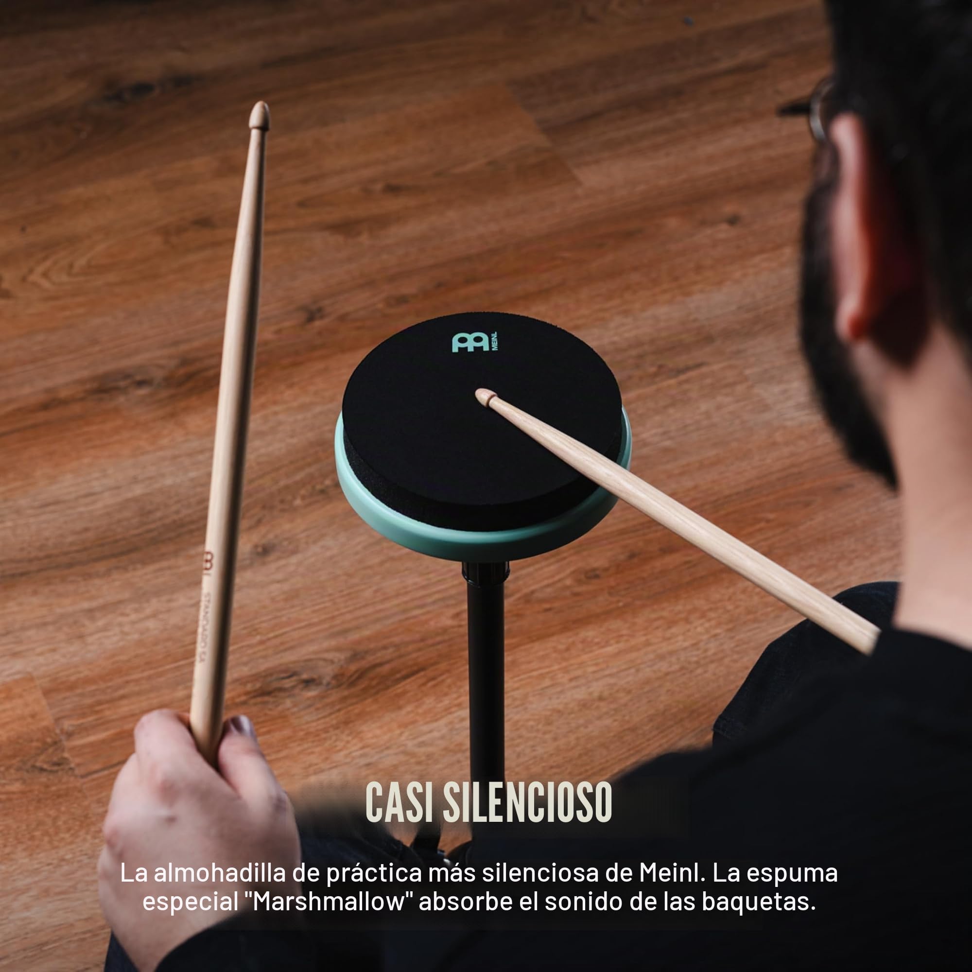 MEINL Cymbals Almohadilla de práctica de malvavisco de 6 pulgadas, espuma de mar