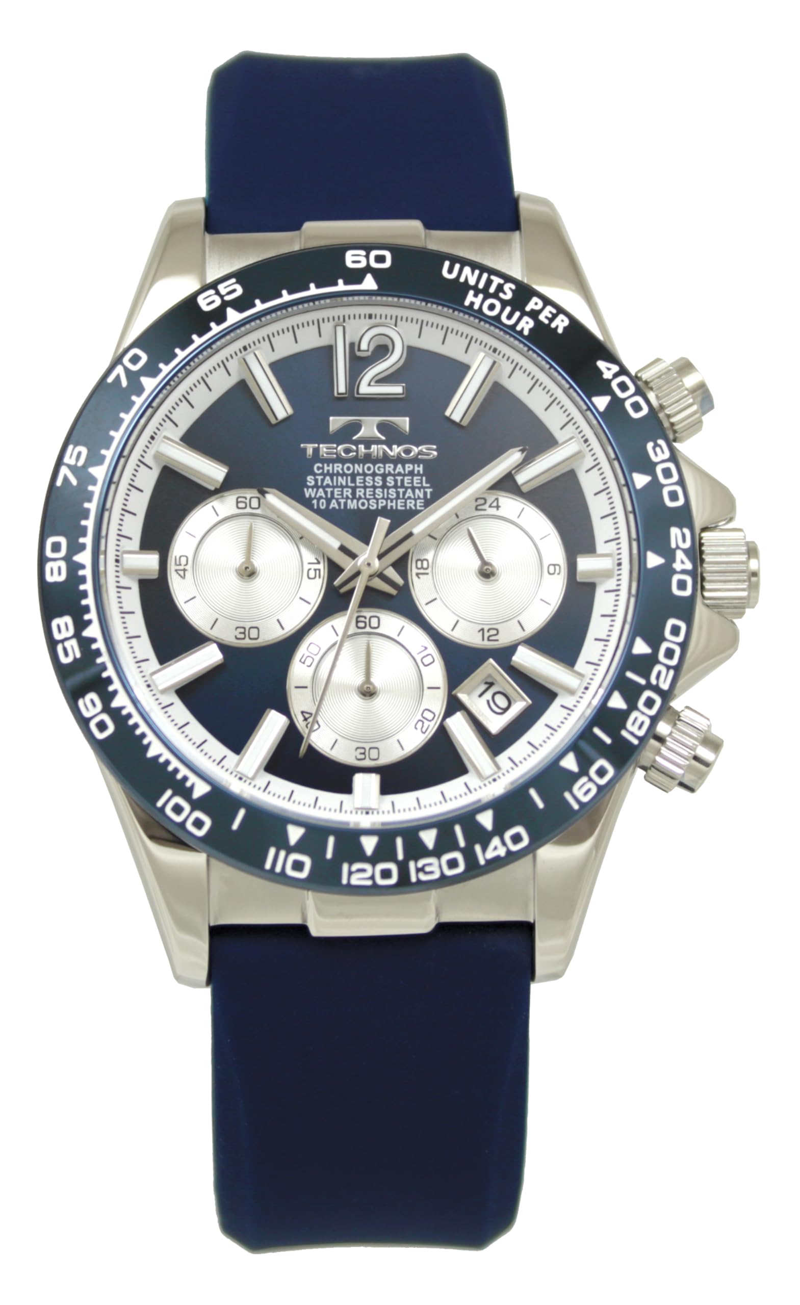 TECHNOS クロノグラフ 腕時計 TECHNOS(テクノス) / クロノグラフ/デイト/クォーツ腕時計