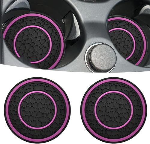 Miniatura 23 de Posavasos para automóvil, universales, impermeables, antideslizantes, con soporte para tazas, a prueba de filtraciones, accesorios para el interior