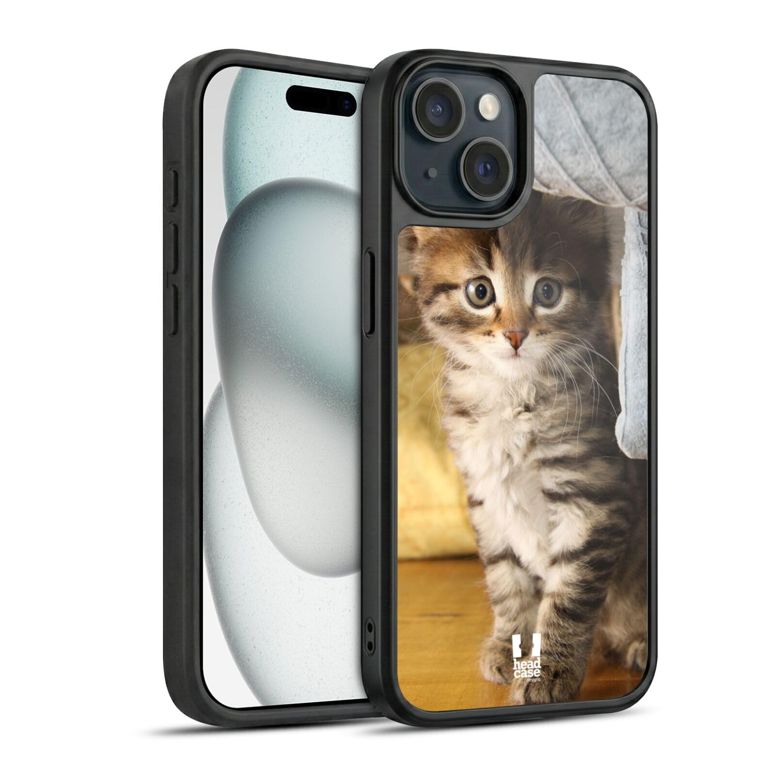 Coque Tigré pour iPhone 15 Head Case Designs antichoc en gel renforcé - 8