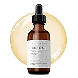 Asterwood Triple Repair Matrixyl 3000 + Argireline + Hyaluronic Acid + Vitamin C Serum for Face - Anti-Aging, Collagen Boosting, Hydrating - Fragrance-Free - 2 Fl Oz 2 Fl Oz (Pack of 1) Triple Repair