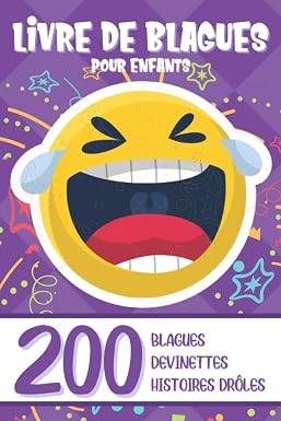 Marque Livre de Blagues pour Enfants : 200 Histoires Drôles et Devinettes