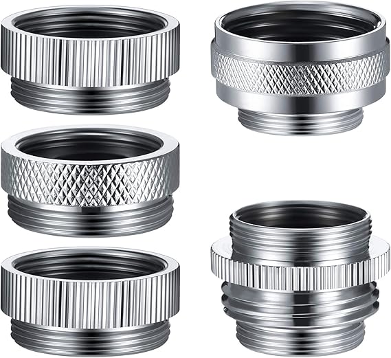 Faucet Adapter Kit, Brass Aerator Adapter Male Female Sink Faucet