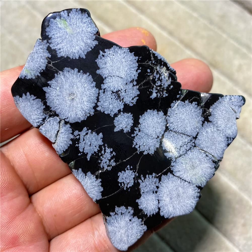 紋様石 段石 スノーフレーク 孔雀石 黒曜石 水石 鑑賞石 自然石 天然石 置物 Amazon.co.jp: スノーフレーク黒曜石天然石スラブ宝石鉱物ウィッチ