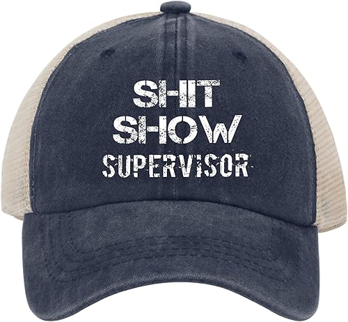 Miniatura 8 de Shit Show Supervisor Hat para mujer, gorra de béisbol vintage