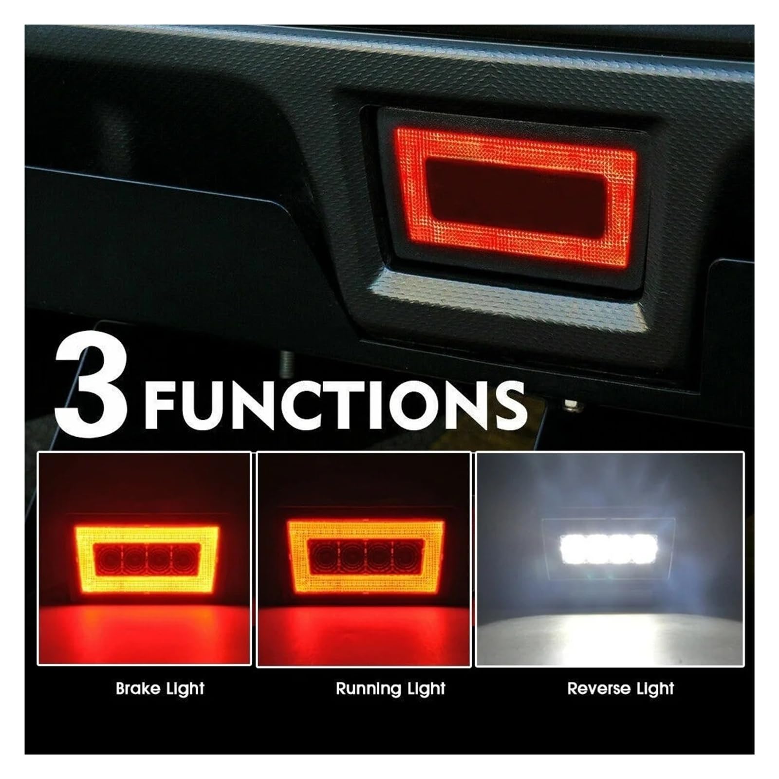 For Subaru Impreza WRX/STI XV Crosstrek Rosso e Bianco LIGHT Coda/Luce Freno Posteriore Fendinebbia Luce di Arresto Luce di Retromarcia di Backup montaggio(Smoked lens)