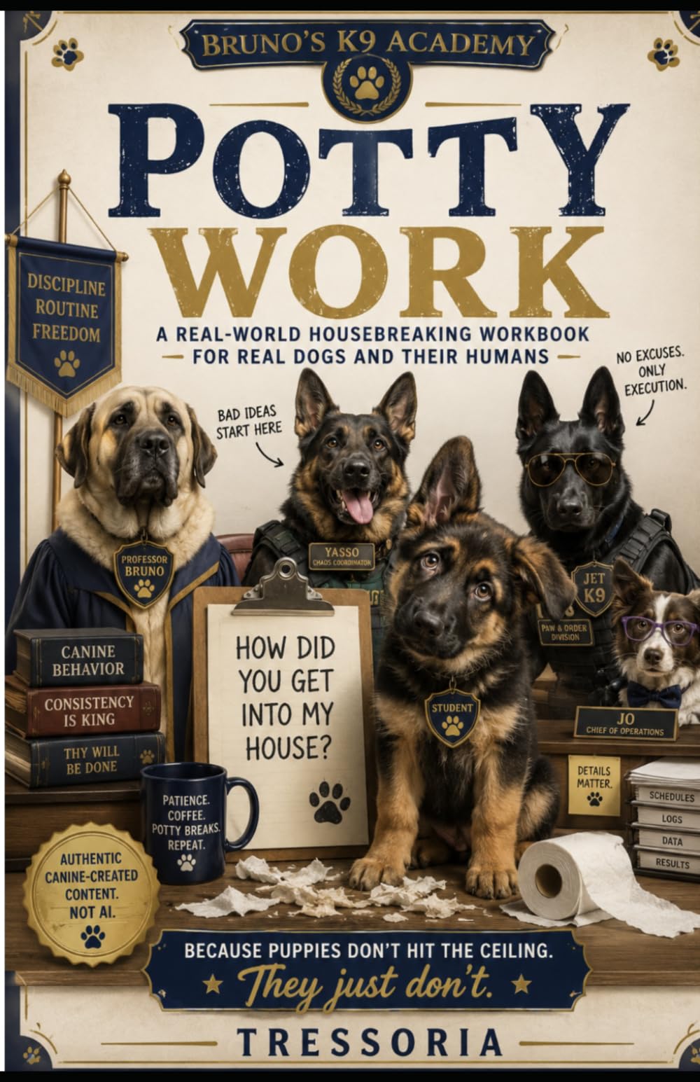 Potty Work: A Real World Housebreaking Workbook for Real Dogs and Their Owners