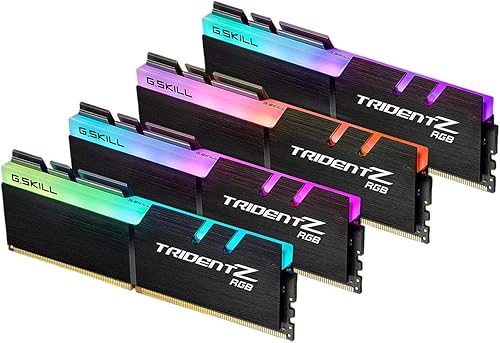 GSkill Trident Z RGB Series 128GB 4 x 32GB SDRAM de 288 pines PC4-28800 DDR4 3600 CL18-22-42 135V Quad Channel Modelo de memoria de escritorio