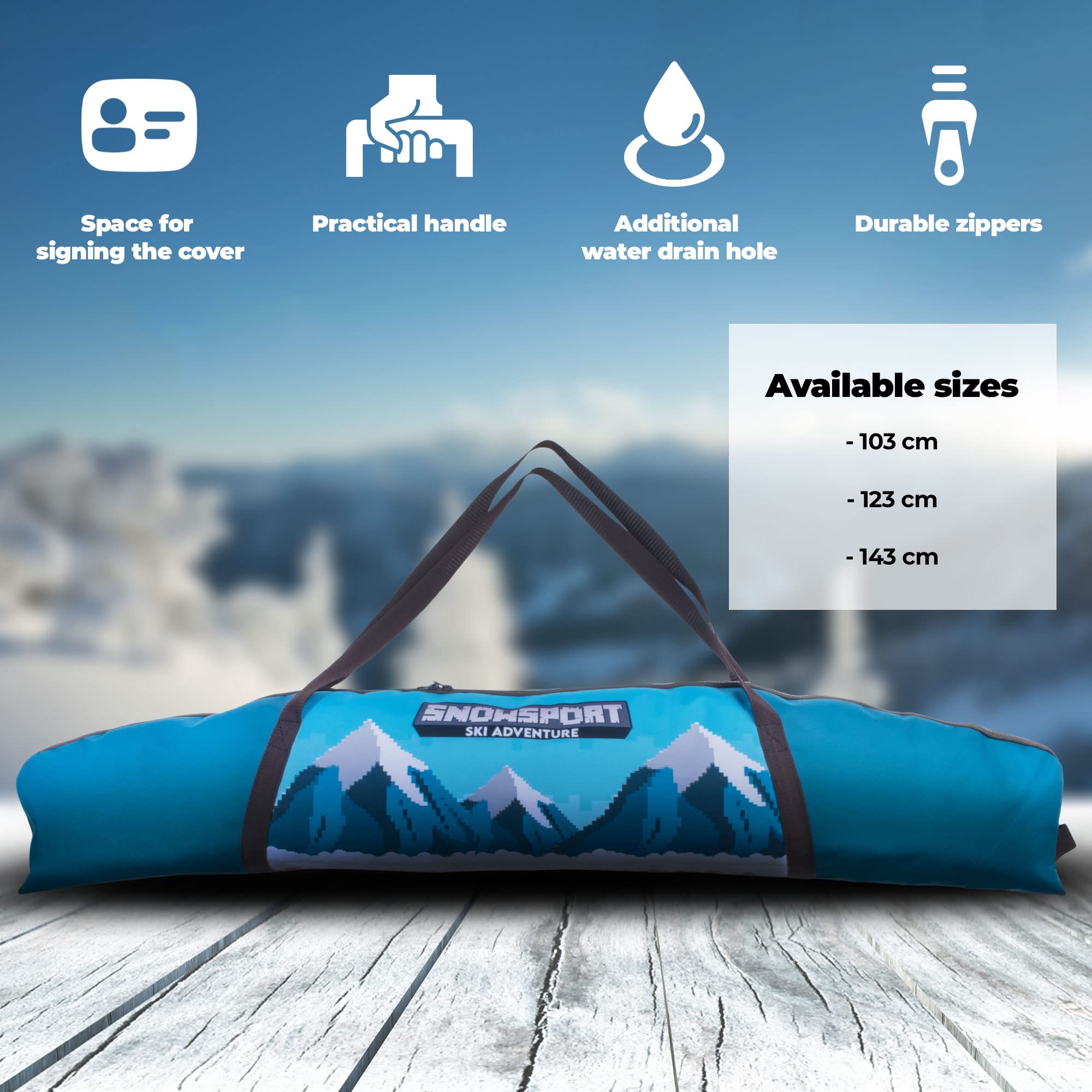 SnowCraft Sac de ski pour enfant 6 en 1 2022