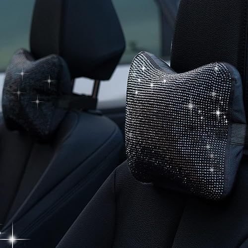 2 piezas de almohada para el cuello del automóvil, soporte para el cuello, almohada para el conductor, cojín para el reposacabezas del asiento del