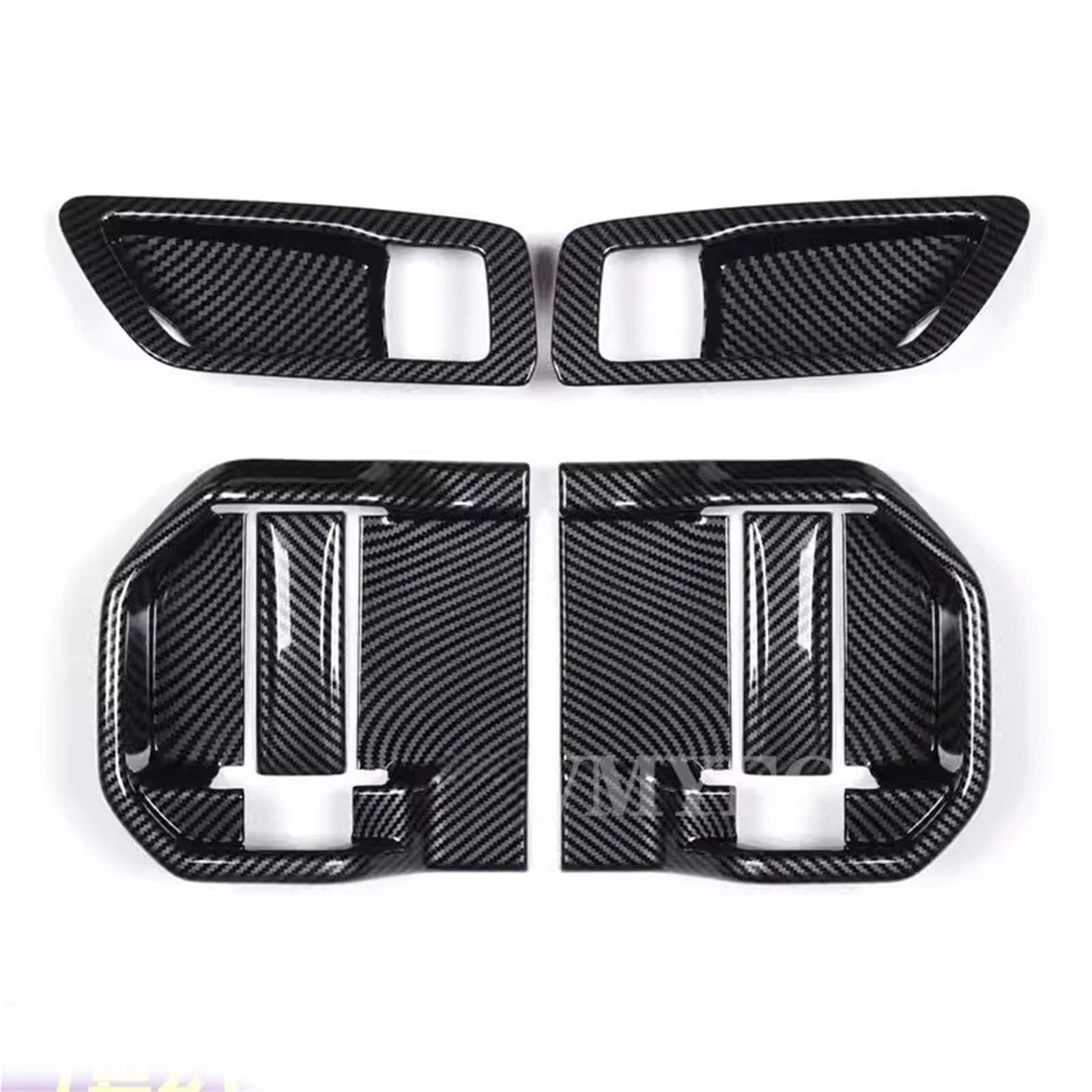 BQWYEDPL Car Inside Inner Door Handle Bowl Cup Cover Trim Decoration Interior Fit for Toyota Fit for Sienna 2021-2025 Car Door Latch Handle(Front Rear)