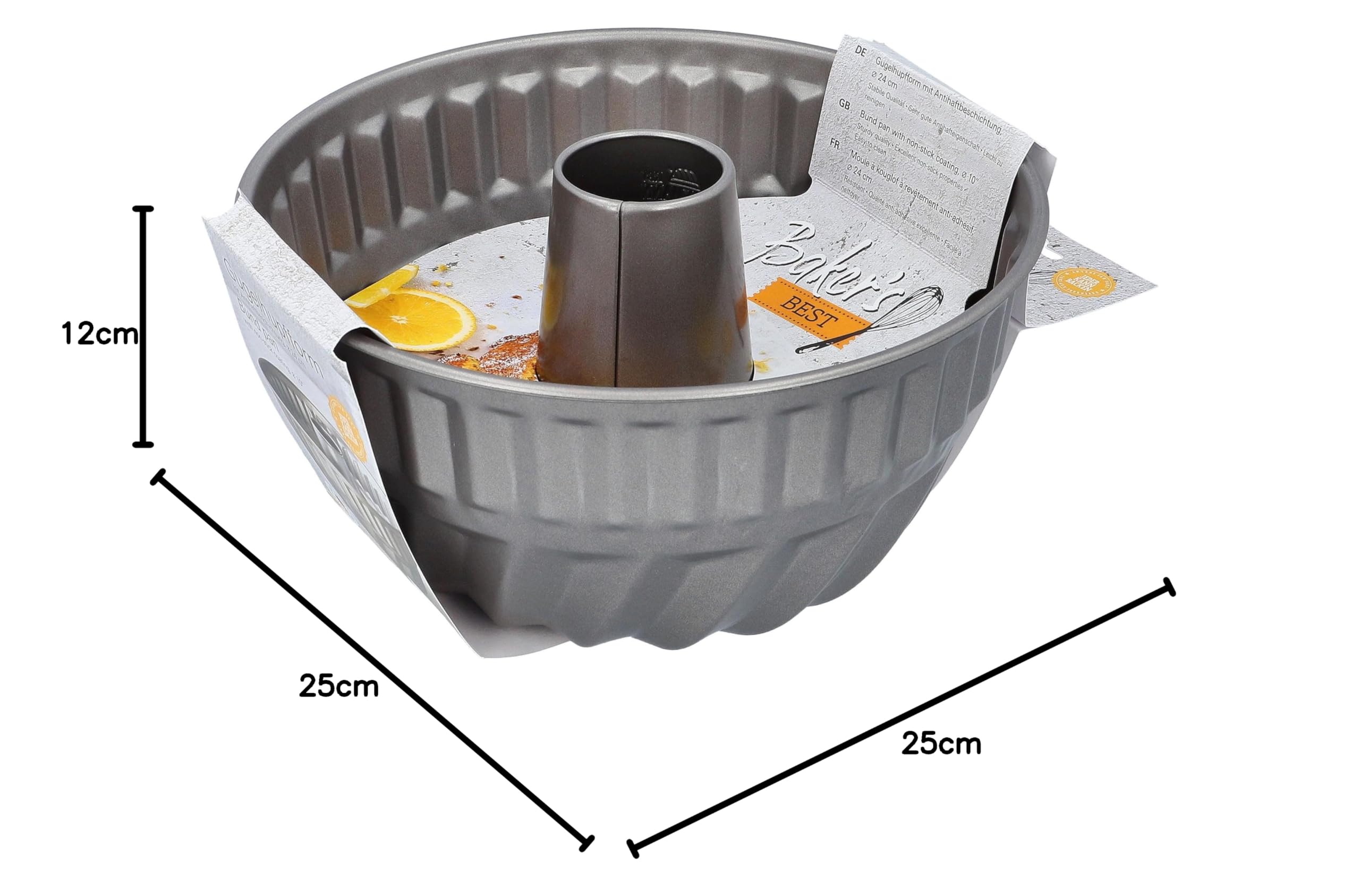 RBV Birkmann, 886124, Bakers Best, stampo per gugelhupff, Ø 22 cm, con rivestimento antiaderente