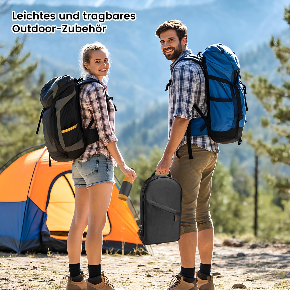 27-teiliges Kochgeschirr-Kit Berglander, Camping-Kochutensilien-Set, Camping-Essentials, kommen mit Camping-Bestecksets, ideal für Outdoor-Kocher, Picknick, Grill
