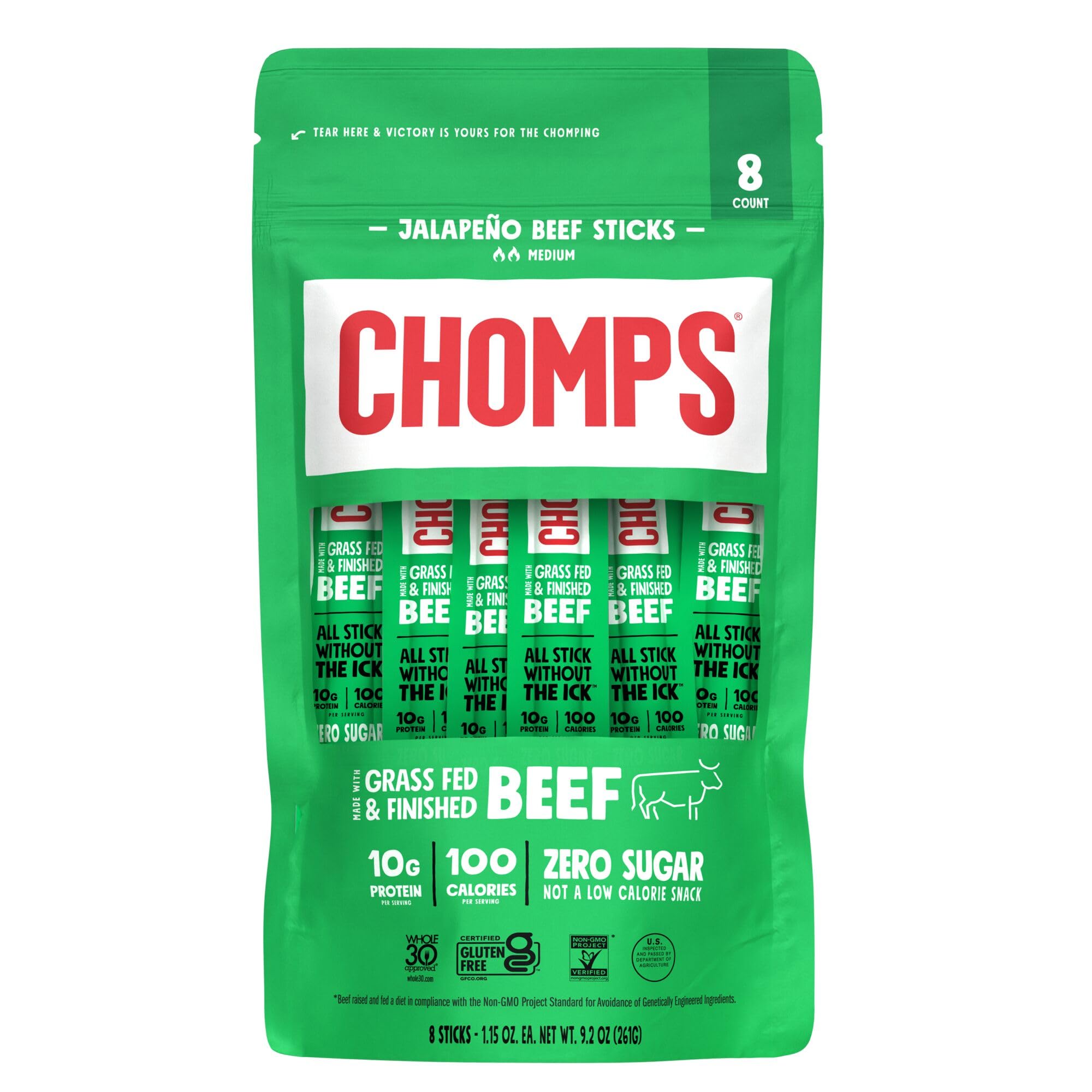 ChompsSticks Jalapeno Beef 9.2 OZ