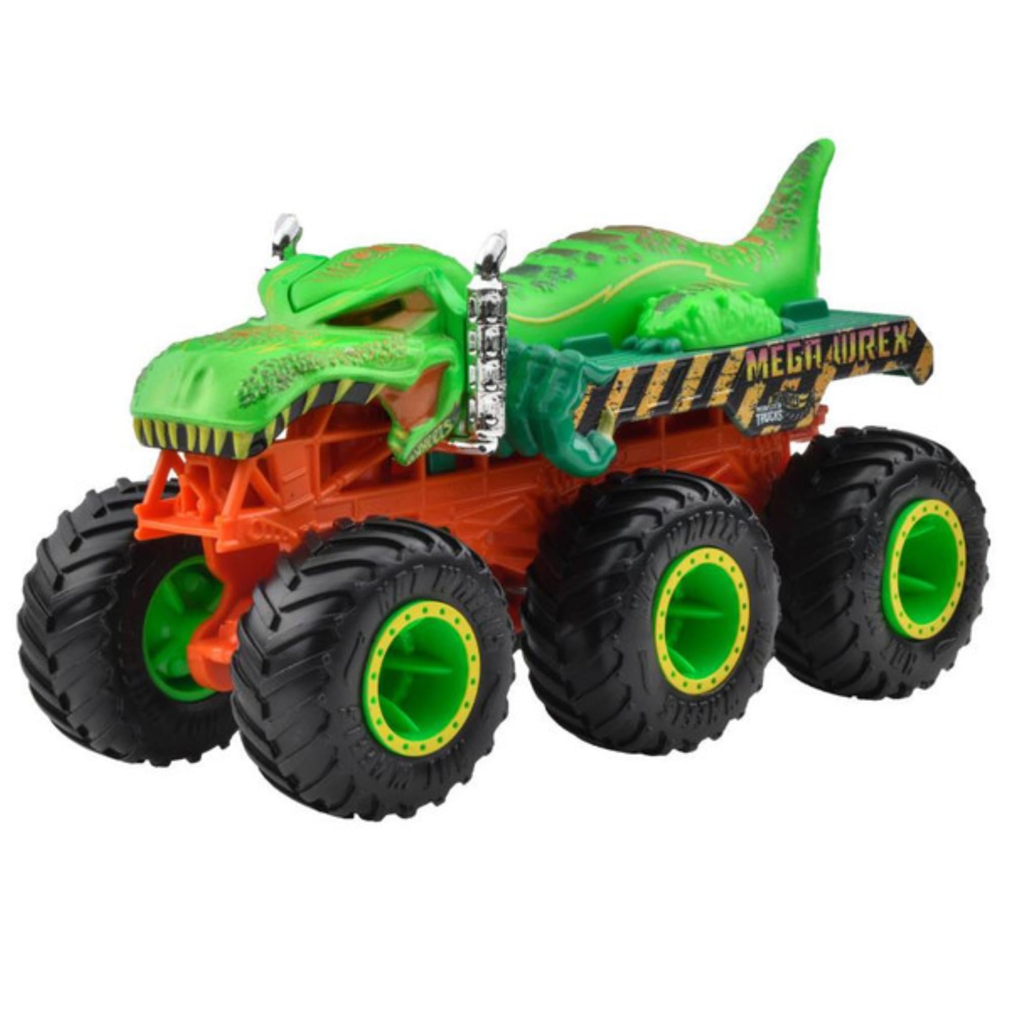 Hot Wheels Monster Trucks Big Rigs - Mega Wrex Light Green - JCH44, 2 cm (W) x 3 cm (L) x 1 cm (H) - Image 2