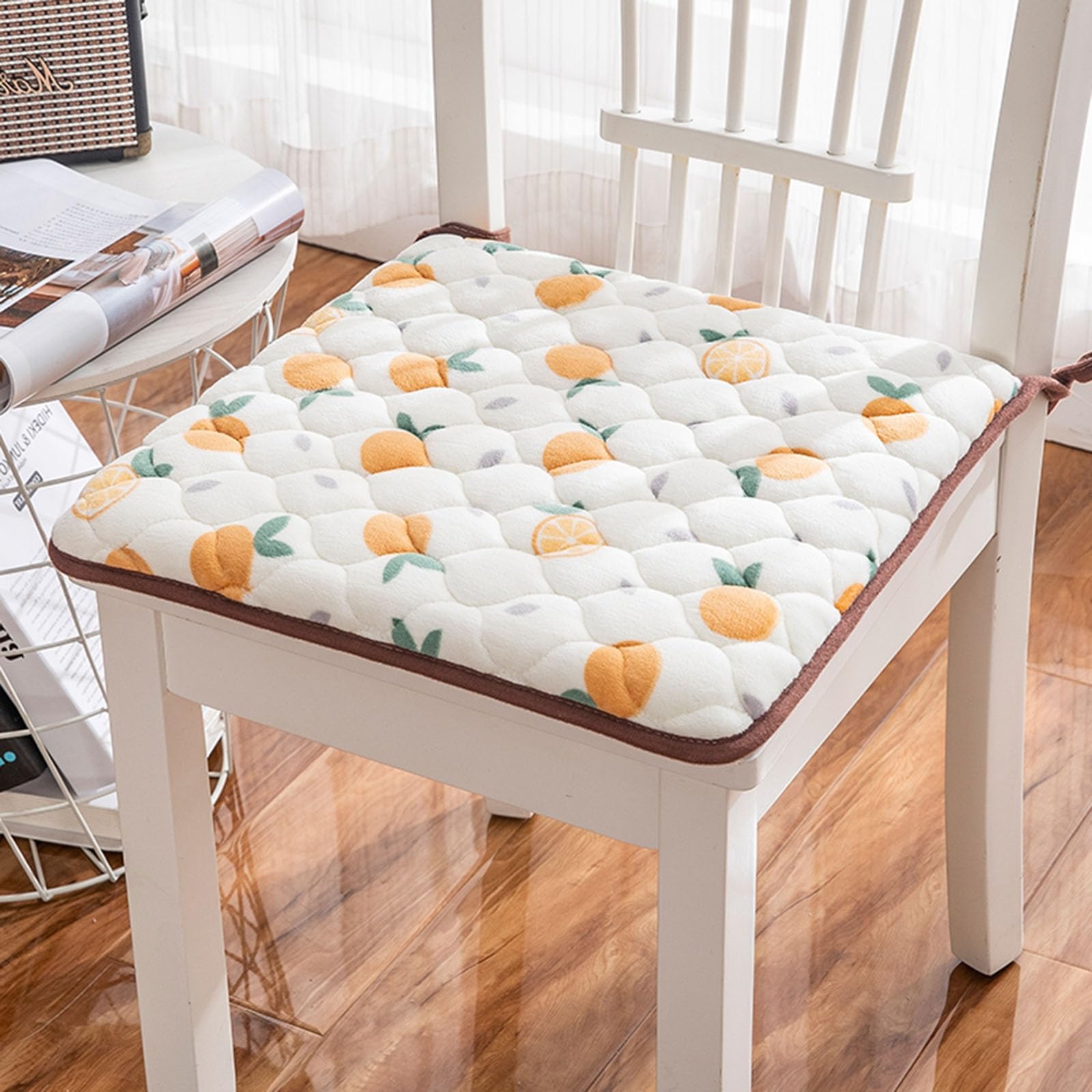 Coussins de chaise ergonomiques avec mousse mémoire haute densité et attaches pour intérieur