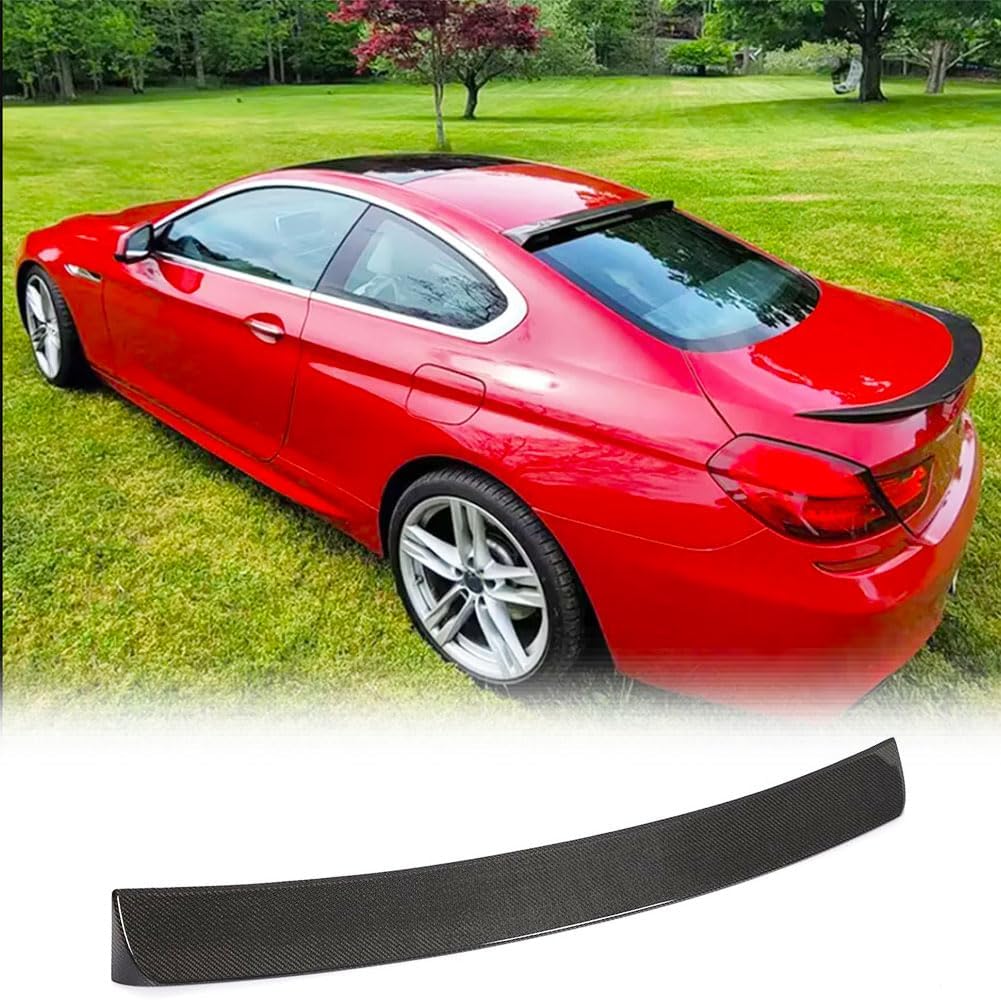 Carbon Fiber Rear Spoiler fits for BMW 6 Series F13 640i 650i M Sport/ M6 Coupe 2-Door 2011-2017 Roof Window Top Wing Lip Factory Outlet