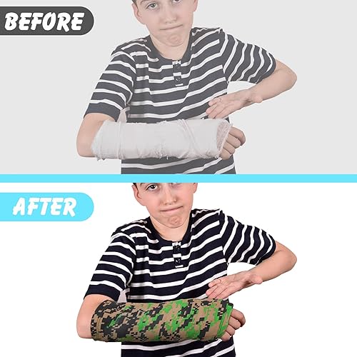 Miniatura 2 de Boao Paquete de 6 fundas elásticas fundidas para brazos, fundas decorativas para brazos, extraíbles y lavables, protectores de fundición para brazo