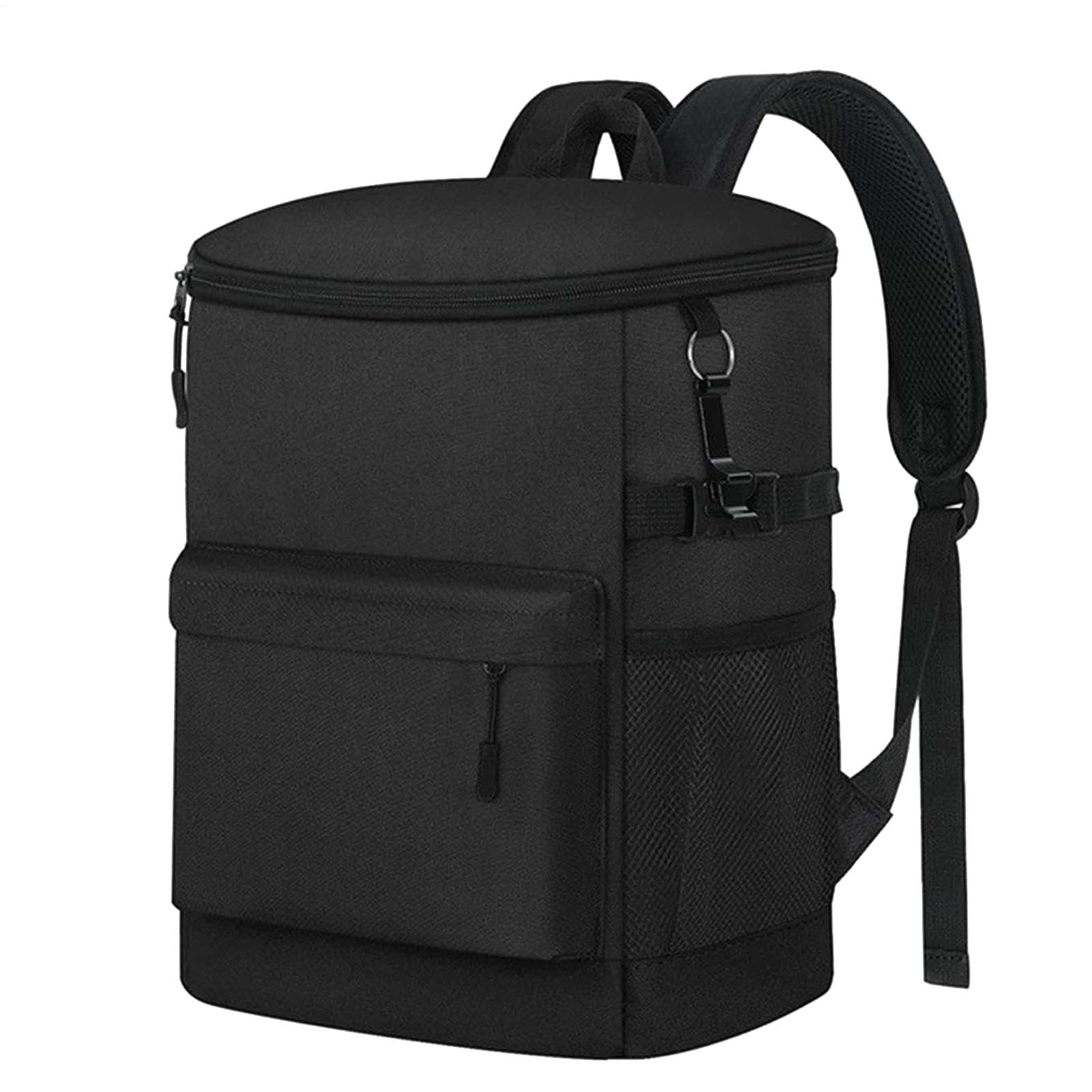 Cooler Backpack, 30 psich izolowanych plecaków, lekki wodoodporny pokrowiec na lód, męska torba bagażnika, materiał nylonowy, pojemność 17 l, idealny na wędrówki, kemping, grill
