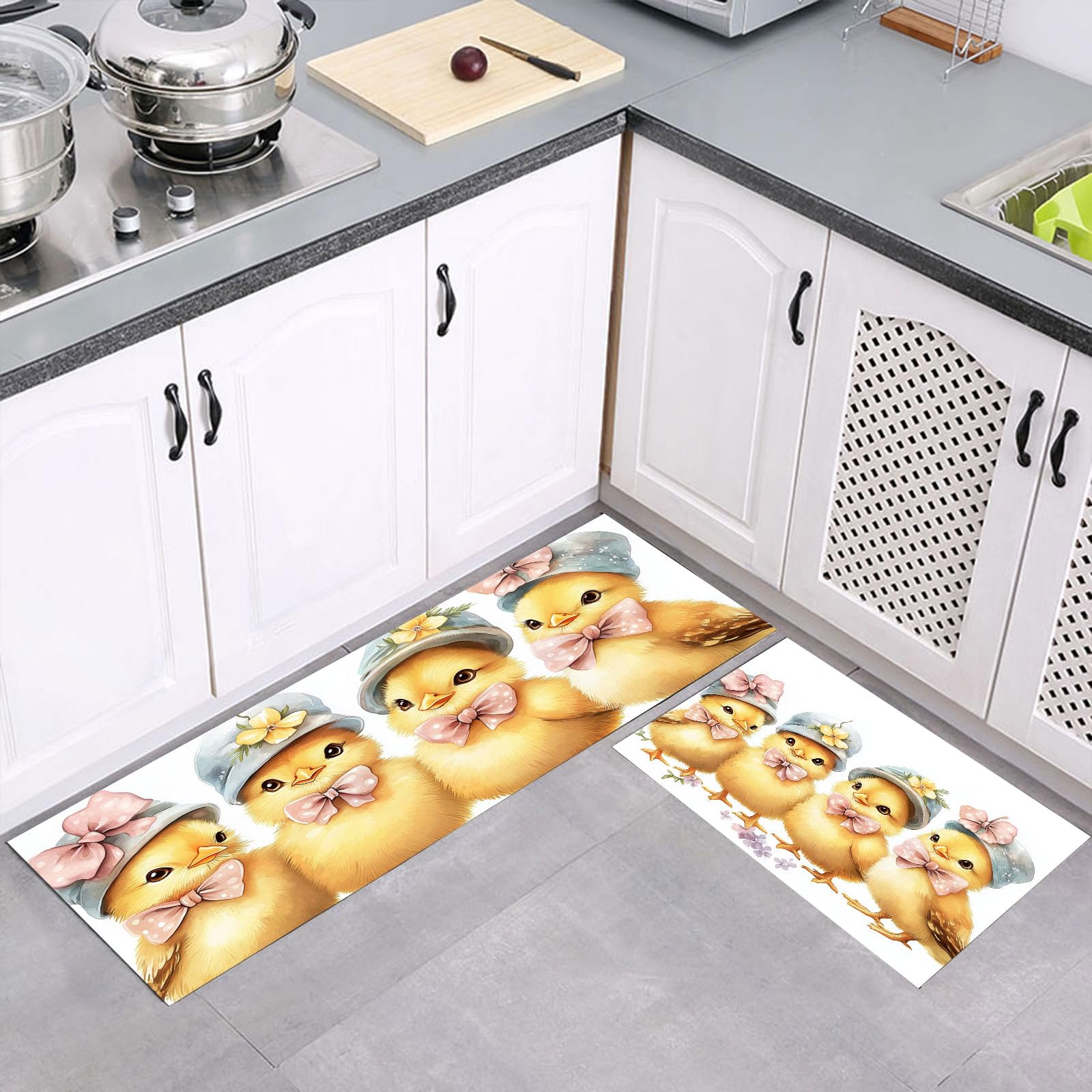Tapis cuisine antidérapant pour éviter les glissades de graisse