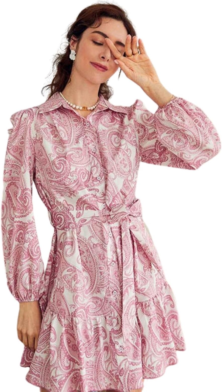DHRUVI TRENDZWomens Slub Rayon Women Western Dresses Regular Fit Dress
