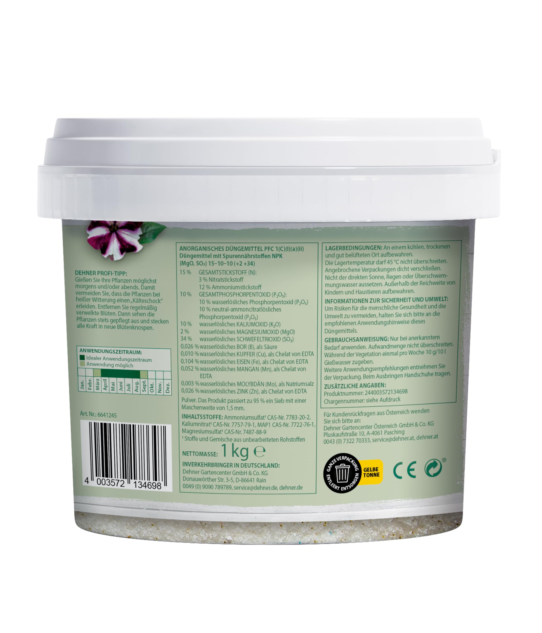 welcher dünger für chili Purgrün Bio-Chilidünger 1 Liter main image 0