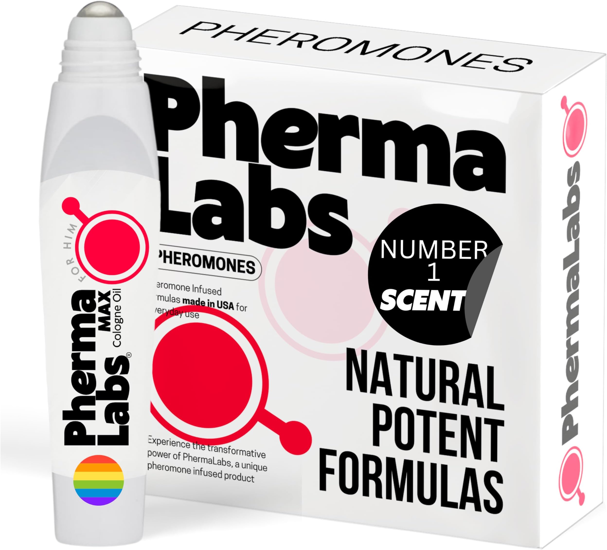 Lgbtq Pheromones Max Oil Cologne for Men that want other Men - Most Potent Pheromone - Infsued Cologne for Ulitmate Allure 1 oz bottle (Scent Number 1 [15mL])