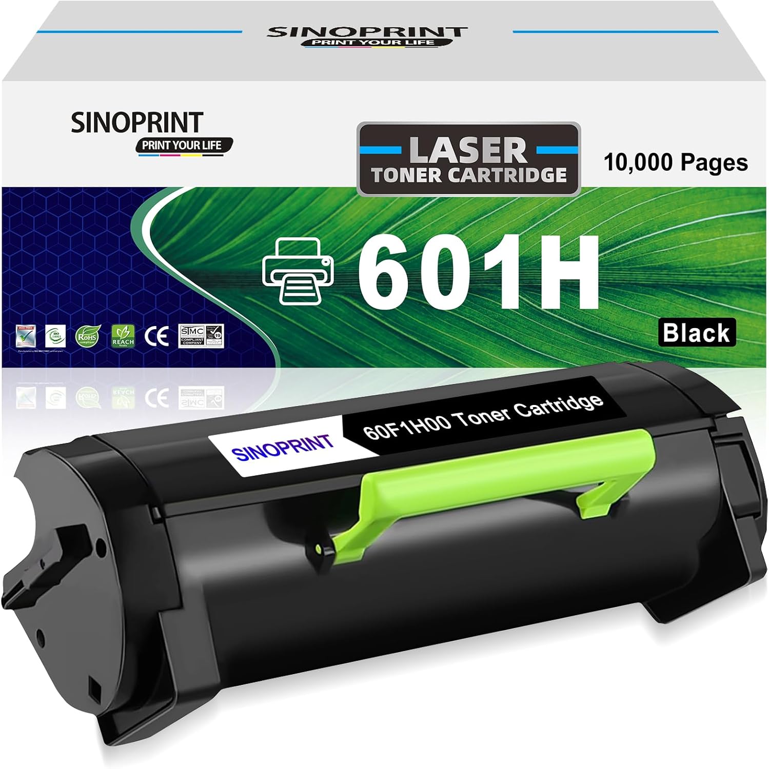 601H (60F1H00) Compatible Toner Cartridge for Lexmark