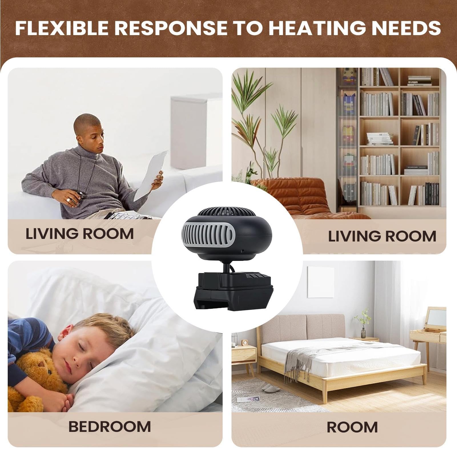 Chauffage à Gaz De Voiture, Chauffe-espaces Légers, Chauffage De Salle Mini, Chauffage De Camping, équipement Extérieur, Orange - Auto