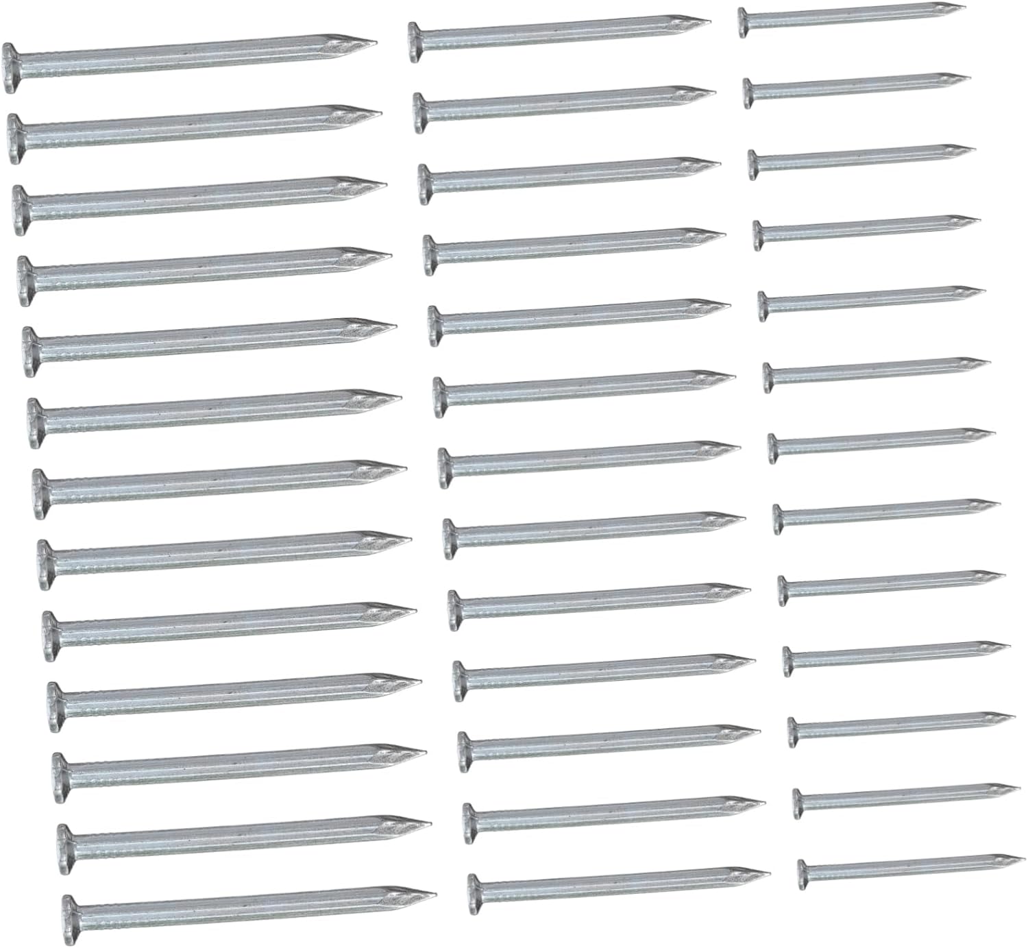 515pcs Galvanized Cement Nails 40-50mm Steel Nail Enhanced Penetration Ideal for Wall Nailing Hanging and Painting