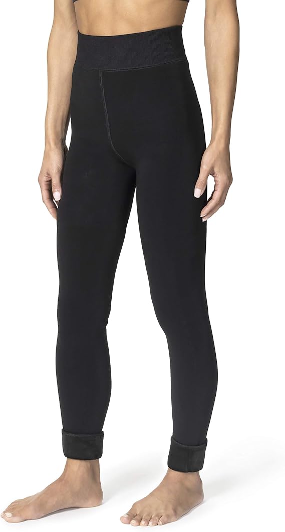LEMON Women's Faux Fur Lined Legging 