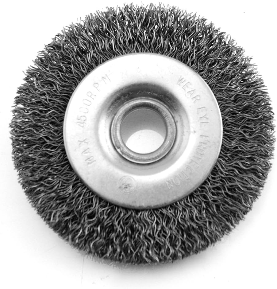 Enkay 1800-C 3-Inch Wire Wheel 1/2-Inch Bore, Carded