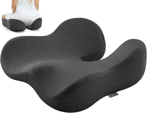 Seat Cushion for Tailbone & Sciatica Pain Relief - Plush