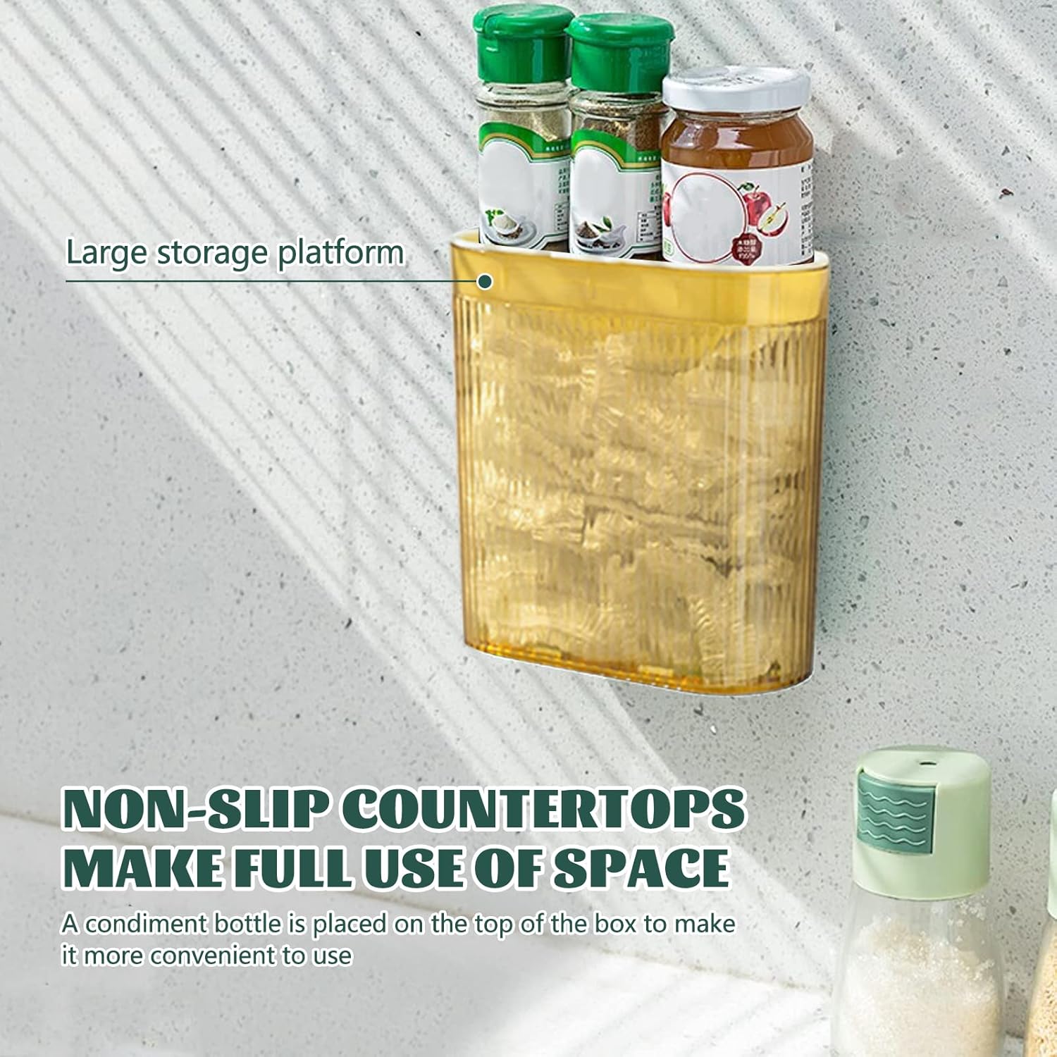 GIZMAC キッチン ラップホルダー ラップ収納 キッチン収納 壁掛け収納ボックス 食品保存ラップ プラスチック ホルダー ラップ